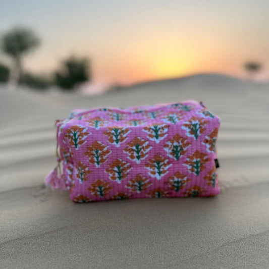 Rafi Handmade Block Printed Pouch - Large
