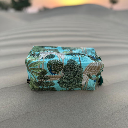 Noor Handmade Block Printed Pouch - Large