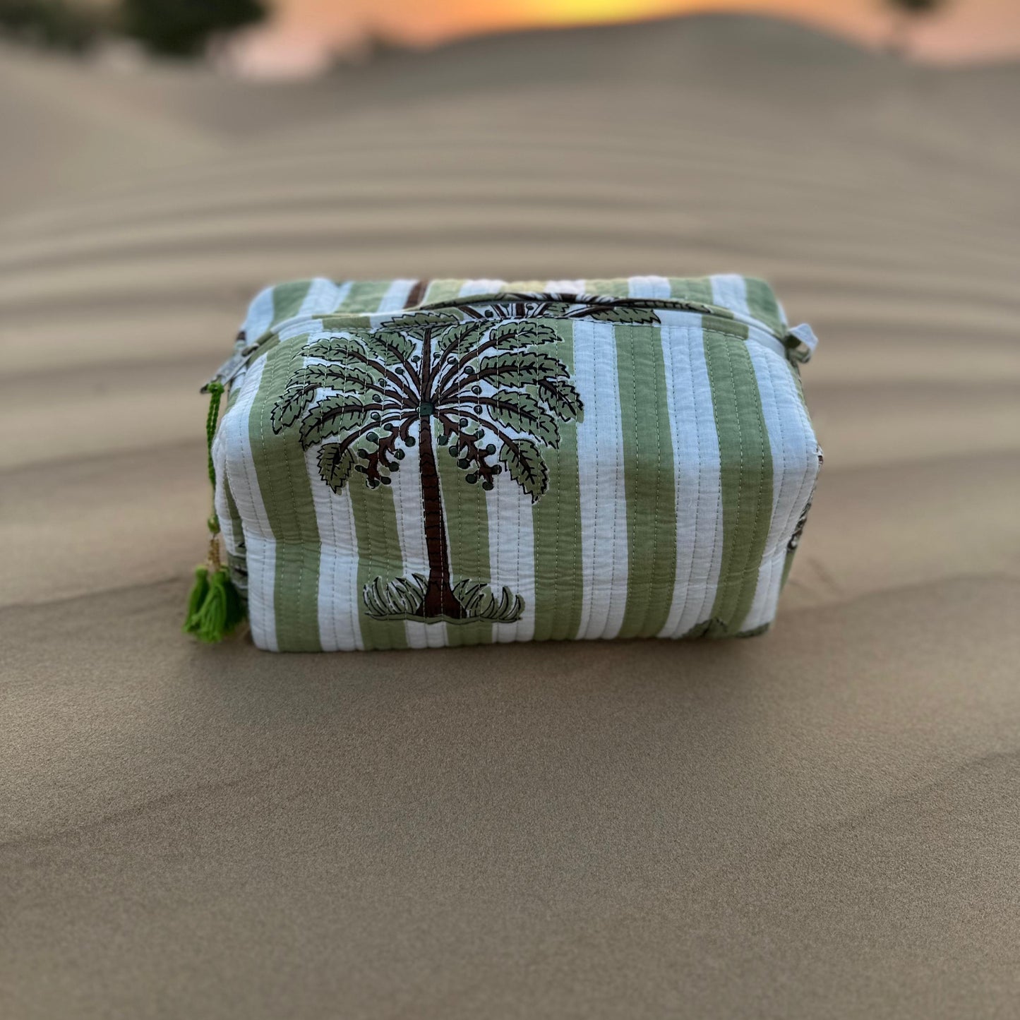 Basta Handmade Block Printed Pouch - Large