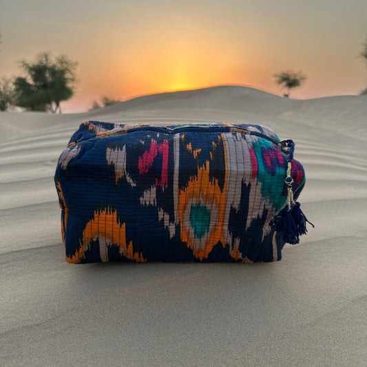 Naza Handmade Block Printed Pouch - Large