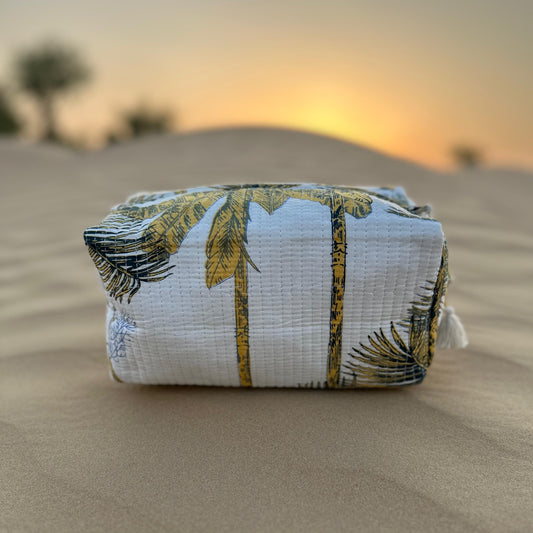 Zibaa Handmade Block Printed Pouch - Large
