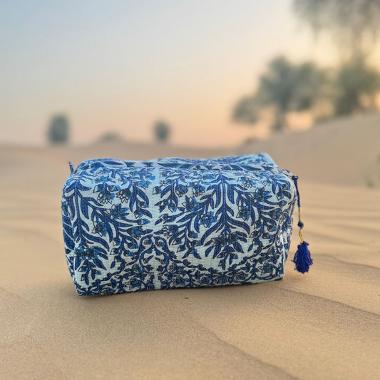 Saj Handmade Block Printed Pouch - Large