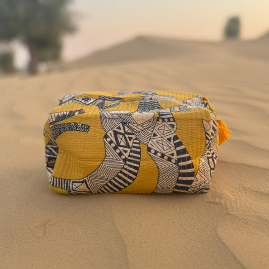 Zarfa Handmade Block Printed Pouch - Large
