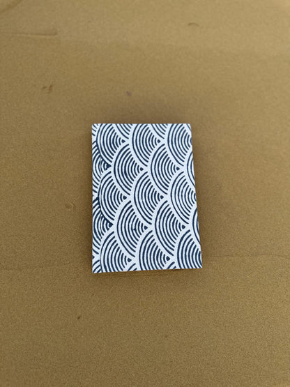 Wave Handmade Block Printed Diary