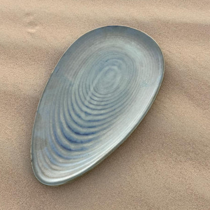 Olive Halo – Handcrafted Ceramic Oval Platter