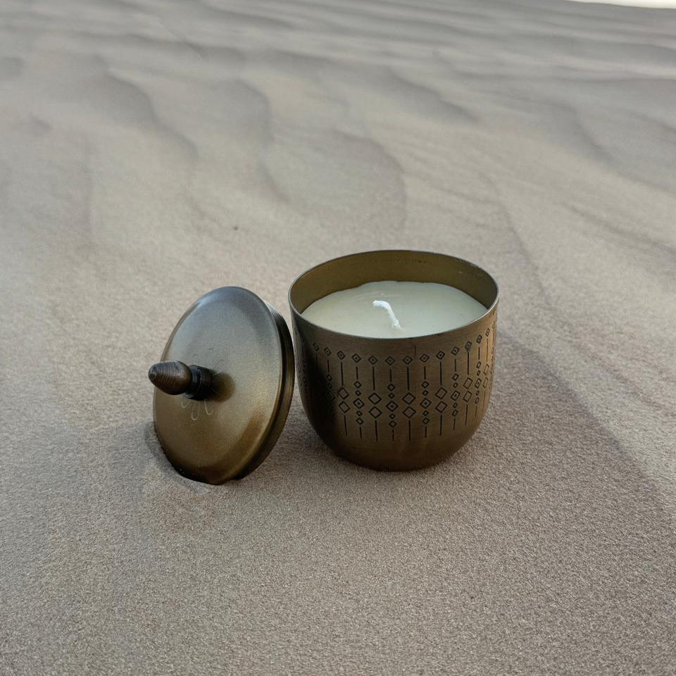 Zariya Brass Oud Candle
