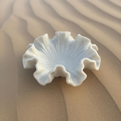 Miraq Carved Marble Decorative Centerpiece - Large