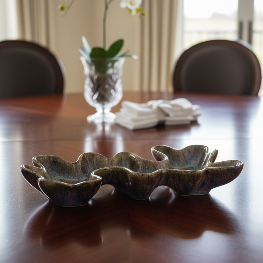 Earth Ember Centrepiece Platter – 35 cm