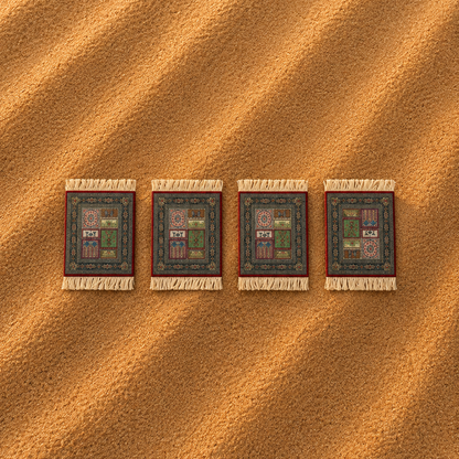 Sajjadah Carpet Coaster Set of 4