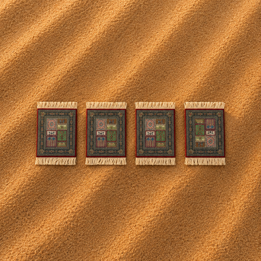 Sajjadah Carpet Coaster Set of 4