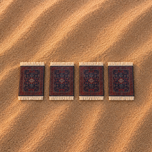 Royal Arabesque Heritage Carpet Coaster Set of 4