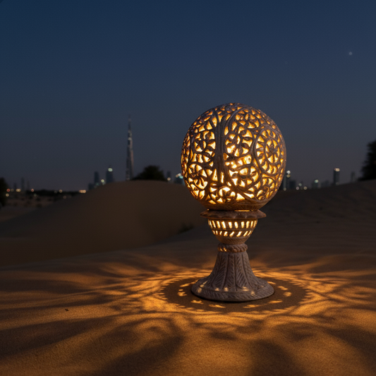 Abeer Marble Bukhoor & Candle Holder