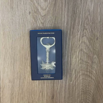Brass Palm Brass Bottle Opener