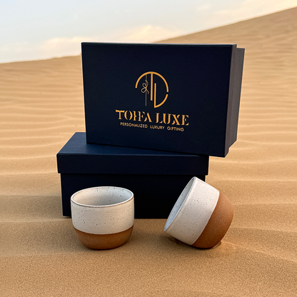 Madina Ceramic Cup - Set of 2 in a Gift Box