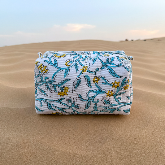 Verda Handmade Block Printed Pouch